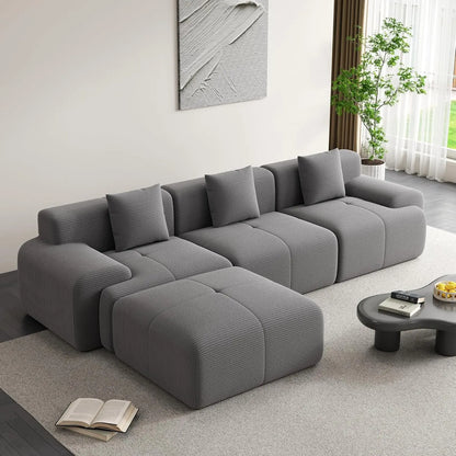 120" Cloud Modular Sectional Couch